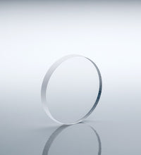 WQZ1508-XS-Z-Cut quartz window, 15.87mmdiax0.8mmthk, Right handed