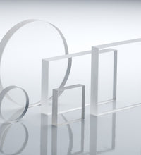 WQK0123-XS-BK7 window, 151x115x12mmthk, AR/AR@400-700nm