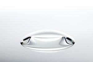 LCM0001-XS-Meniscus Lens,  bar lens, -3823.5mmf.l. 160mmlongx10mm wide. AR@370-950nm 1 face