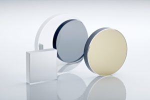 MGE2306-XS-Front surface mirror, 23x20x1.1mm, 94%R@550nm. Enhanced.ali.