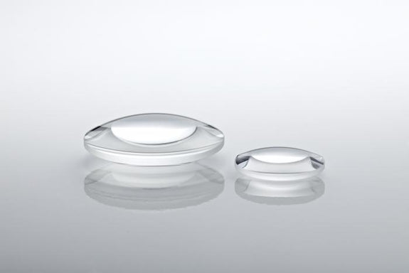LBF1003-XS-Barium flouride planoconvex lens, 14.85mmf.lx7.12mmdia