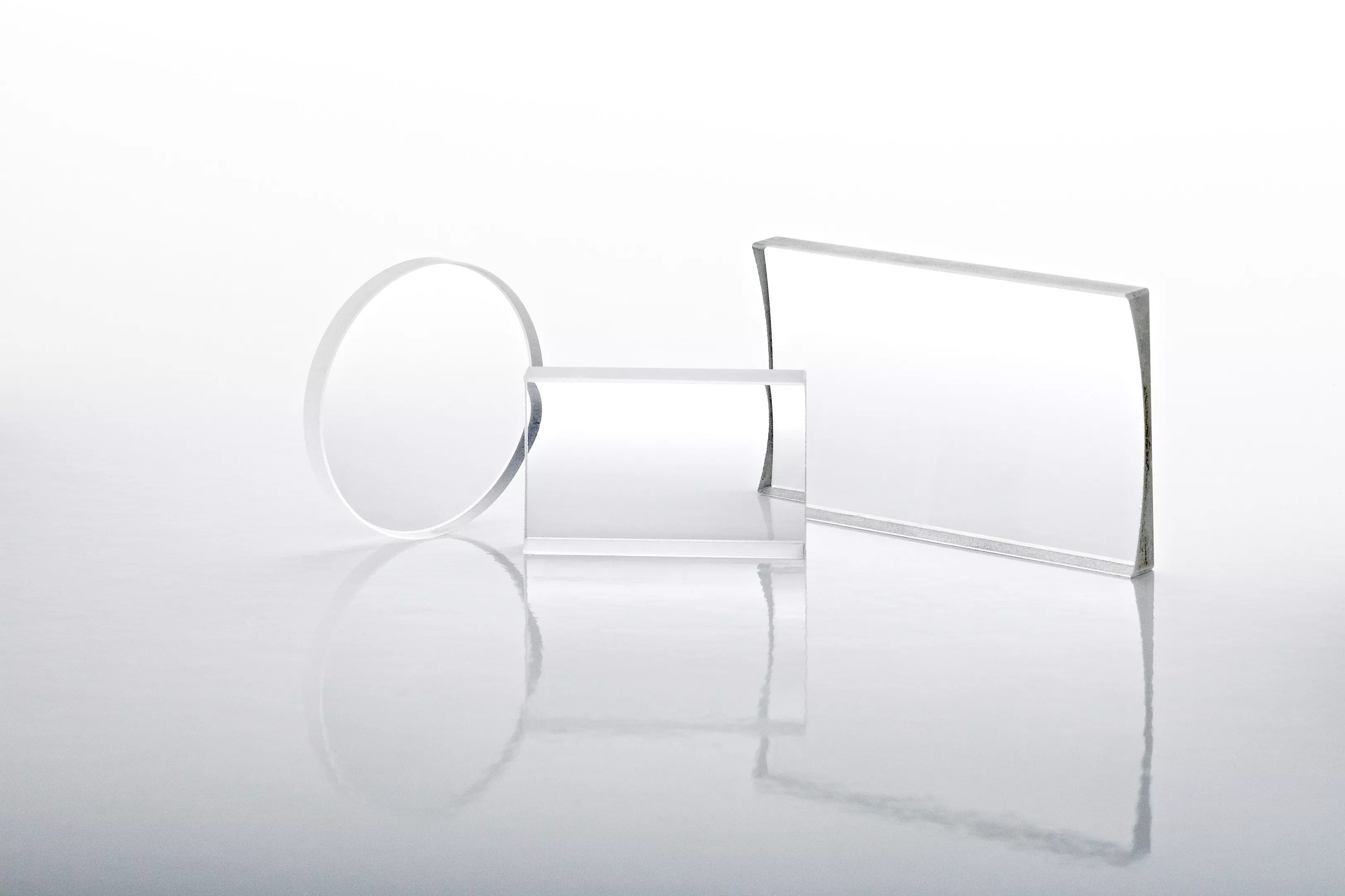LCR2517-XS-Cylindrical lens, planoconvex, 25mmfl, 16x12mm, 4.3mmCT, uncoated, BK7 or equiv.
