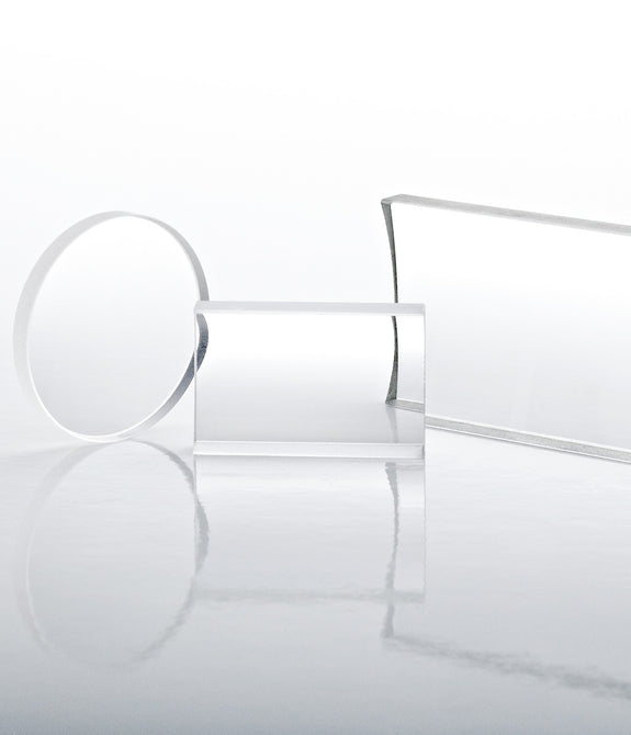 LCC1007-XS-Cylindrical lens, Planoconvex, 81.3mmFL, 69.5x29.5mm, 8.8mmCT, AR@450-900nm, BK7 or equiv.