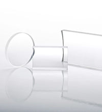 LCC2409-XS-Cylindrical lens, Planoconvex, 31.5mmFL (off-axis), 9x3mm, 0.5mmCT, Full radius ends 1.5mm, Uncoated, Sapphire
